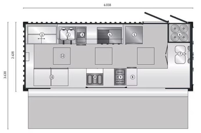 conteneur Café bar mobile5 conteneur Café bar mobile5
